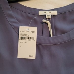 Periwinkle rayon top